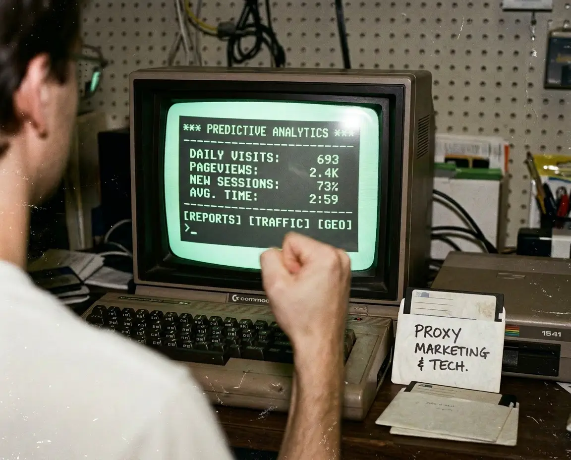 Analysis of predictive analytics using a retro computer
